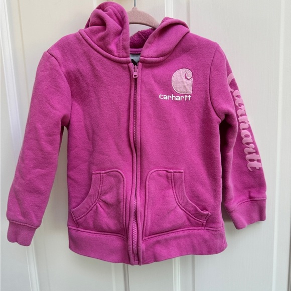 Carhartt Other - Carhartt Pink 3T Girls Hoodie Sweatshirt Jacket with Full Zipper